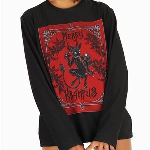 BM Merry Krampus patch sweater